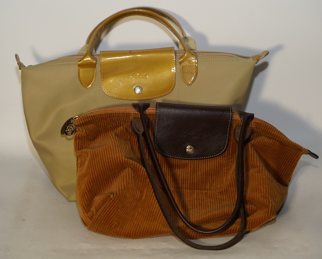 Two Longchamp handbags